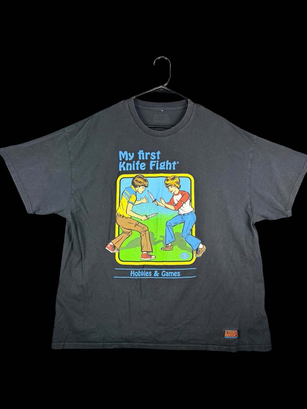 Steven Rhodes My First Knife Fight Hobbies & Games Graphic T-Shirt